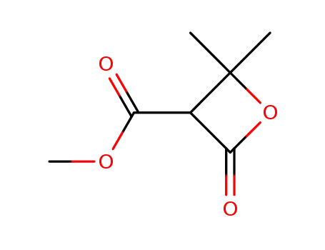 (±)-3-carbomethoxy-4,4-dimethyloxetan-2-one