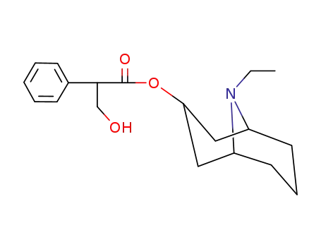 Molecular Structure of 22150-24-9 (N-ISOPROPYLNORTROPINYL A HYDROXYMETHYL)PHENYLACETATE)