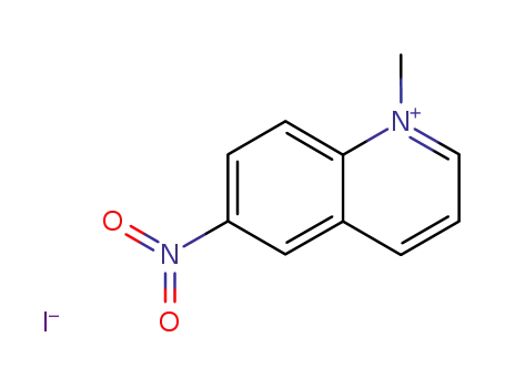 Molecular Structure of 21979-62-4 (1-methyl-6-nitroquinolinium iodide)