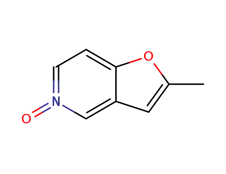 Molecular Structure of 220992-24-5 (Furo[3,2-c]pyridine, 2-methyl-, 5-oxide (9CI))