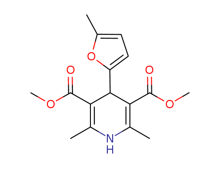 2,6-Dimethyl-4-(5-methyl-furan-2-yl)-1,4-dihydro-pyridine-3,5-dicarboxylic acid dimethyl ester