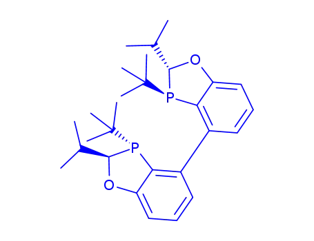 Molecular Structure of 2207601-12-3 ((2R,2'R,3R,3'R)-3,3'-di-tert-butyl-2,2'-diisopropyl-2,2',3,3'-tetrahydro-4,4'-bibenzo[d][1,3]oxaphosphole)