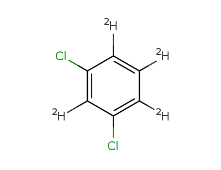 Molecular Structure of 2199-70-4 (1,3-DICHLOROBENZENE-D4)