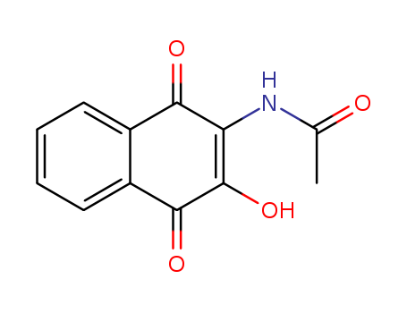 Acetamide,N-(1,4-dihydro-3-hydroxy-1,4-dioxo-2-naphthalenyl)- cas  22157-98-8