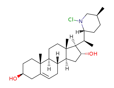 (22R,25S)-N-Chloro-22,26-epiminocholest-5-ene-3β,16α-diol