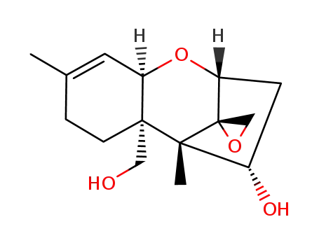 Molecular Structure of 123301-12-2 (4-epiverrucarol)