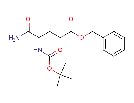 Molecular Structure of 292870-04-3 (BENZYL 5-AMINO-4-[(TERT-BUTOXYCARBONYL)AMINO]-5-OXOPENTANOATE)