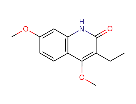 Molecular Structure of 22048-13-1 (3-Ethyl-4,7-dimethoxy-2(1H)-quinolone)