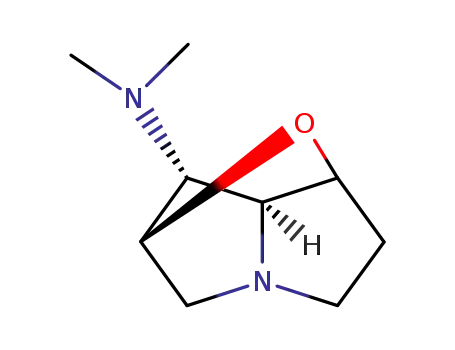 Molecular Structure of 22143-50-6 ((1S,6R,7R,7aS)-N,N-dimethylhexahydro-1H-1,6-epoxypyrrolizin-7-amine)