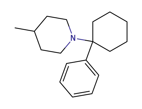 Molecular Structure of 2201-42-5 (1-(1-phenylcyclohexyl)-4-methylpiperidine)