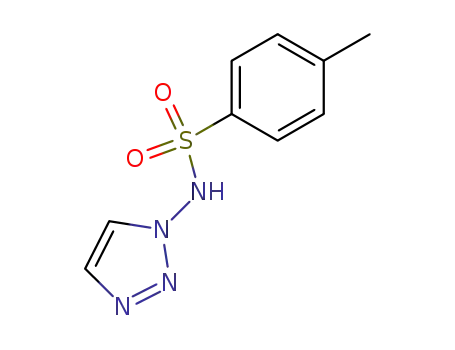 Molecular Structure of 29372-59-6 (p-Toluenesulfonamide, N-1H-1,2,3-triazol-1-yl- (8CI))