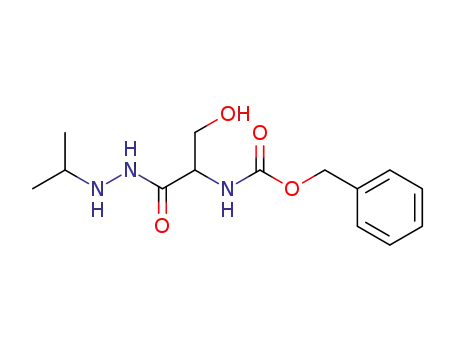 Molecular Structure of 92432-52-5 (Z-DL-Ser-HN-NH-CH(CH<sub>3</sub>)2)