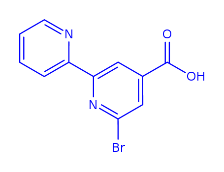 2-bromo-6-pyridin-2-ylpyridine-4-carboxylic acid