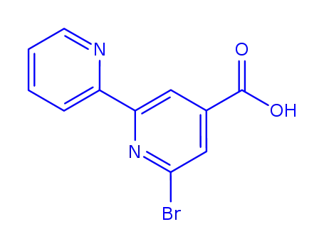 Molecular Structure of 294211-87-3 (6-BROMO-[2,2'-BIPYRIDINE]-4-CARBOXYLIC ACID)