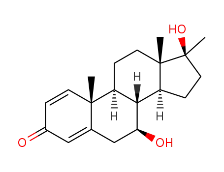 7β,17β,-dihydroxy-17α-methylandrost-1,4-dien-3-one