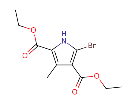 diethyl 5-bromo-3-methyl-1H-pyrrole-2,4-dicarboxylate