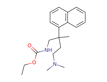 Carbamic acid,[4-(dimethylamino)-2-methyl-2-(1-naphthyl)butyl]-, ethyl ester (8CI) cas  29473-86-7
