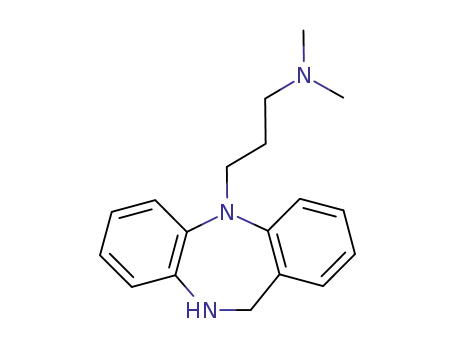 Molecular Structure of 2204-53-7 (5-[3-(Dimethylamino)propyl]-10,11-dihydro-5H-dibenzo[b,e][1,4]diazepine)