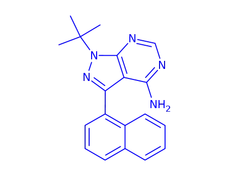 1-(tert-Butyl)-3-(naphthalen-1-yl)-1H-pyrazolo[3,4-d]pyrimidin-4-amine