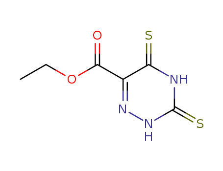 ethyl 3,5-bis(sulfanylidene)-2H-1,2,4-triazine-6-carboxylate