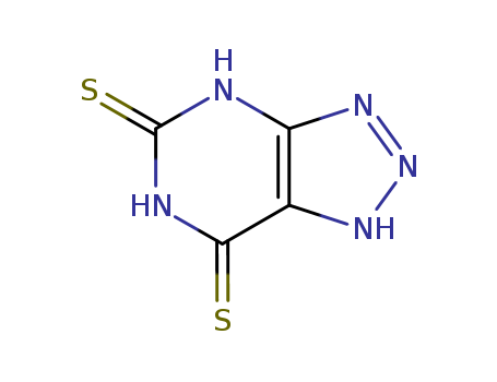3H-1,2,3-Triazolo[4,5-d]pyrimidine-5,7(4H,6H)-dithione cas  62871-66-3