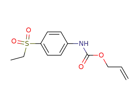Molecular Structure of 30057-63-7 (prop-2-en-1-yl [4-(ethylsulfonyl)phenyl]carbamate)