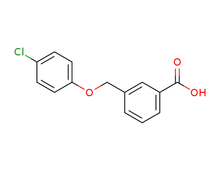 Molecular Structure of 30082-43-0 (3-(4-CHLORO-PHENOXYMETHYL)-BENZOIC ACID)