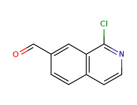 Molecular Structure of 223671-53-2 (1-Chloroisoquinoline-7-carbaldehyde)