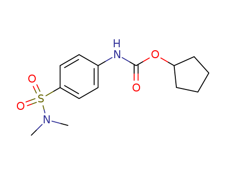 Carbanilic acid,p-(dimethylsulfamoyl)-, cyclopentyl ester (8CI) cas  30057-02-4