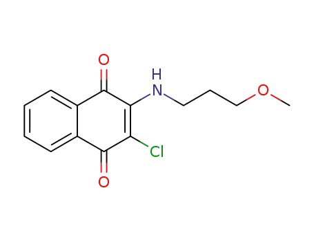 2-Chloro-3-(3-methoxypropylamino)naphthalene-1,4-dione