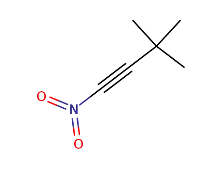Molecular Structure of 22691-91-4 (1-Butyne,3,3-dimethyl-1-nitro-)