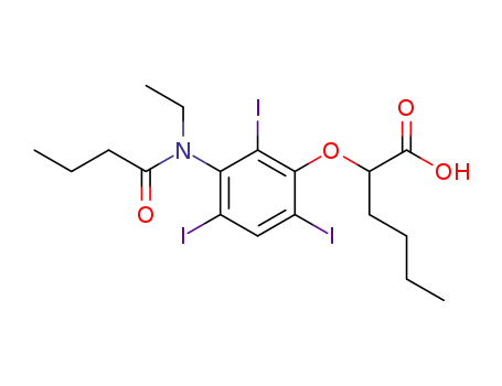 2-[[3-(N-에틸부타노일아미노)-2,4,6-트리요오도페닐]옥시]헥산산
