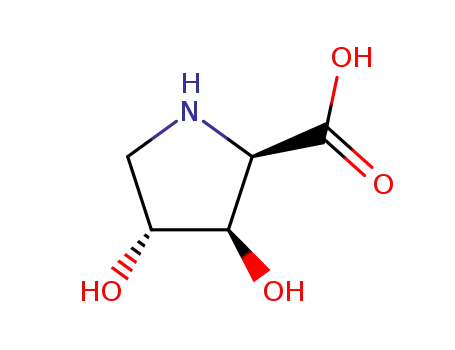 Molecular Structure of 302593-22-2 (D-Proline, 3,4-dihydroxy-, (3R,4R)- (9CI))