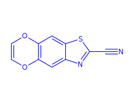 Molecular Structure of 225242-15-9 ([1,4]Dioxino[2,3-f]benzothiazole-2-carbonitrile(9CI))