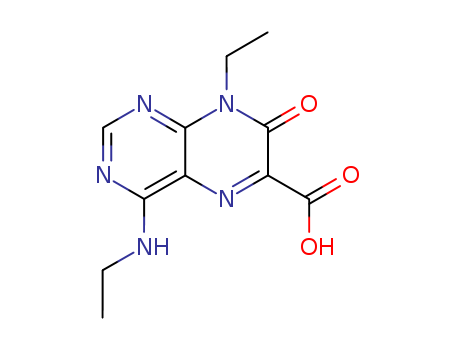 6-Pteridinecarboxylicacid, 8-ethyl-4-(ethylamino)-7,8-dihydro-7-oxo- cas  2235-76-9
