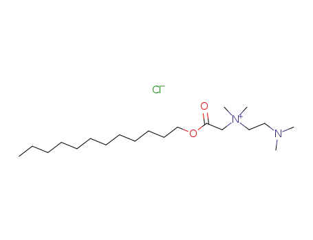 Molecular Structure of 30100-47-1 (N-[2-(dimethylamino)ethyl]-2-(dodecyloxy)-N,N-dimethyl-2-oxoethanaminium chloride)