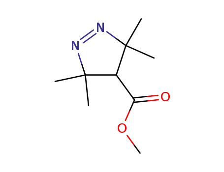 Molecular Structure of 22497-36-5 (methyl 3,3,5,5-tetramethyl-4,5-dihydro-3H-pyrazole-4-carboxylate)
