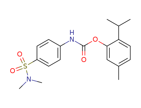 Carbanilic acid,p-(dimethylsulfamoyl)-, thymyl ester (8CI) cas  30057-09-1