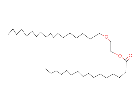 Molecular Structure of 29899-13-6 (Palmitic acid 2-(octadecyloxy)ethyl ester)