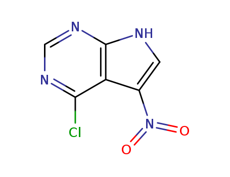 7H-Pyrrolo[2,3-d]pyrimidine,4-chloro-5-nitro-
