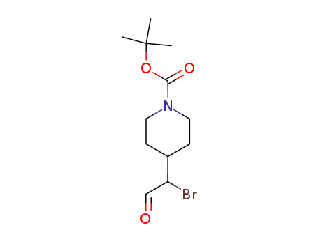 tert-butyl 4-(1-bromo-2-oxoethyl)piperidine-1-carboxylate