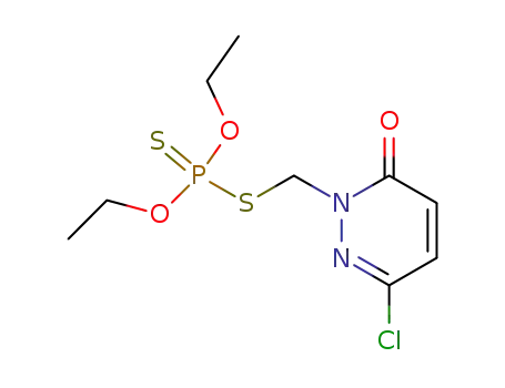 Molecular Structure of 22439-38-9 (6-chloro-2-(diethoxyphosphinothioylsulfanylmethyl)pyridazin-3-one)