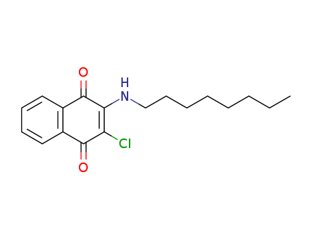 1,4-Naphthalenedione,2-chloro-3-(octylamino)- cas  22272-18-0