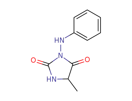 Molecular Structure of 3016-40-8 (5-methyl-3-(phenylamino)imidazolidine-2,4-dione)