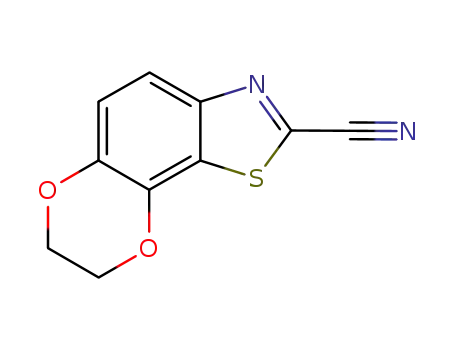 [1,4]Dioxino[2,3-g]benzothiazole-2-carbonitrile,7,8-dihydro-(9CI)