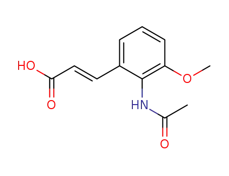 2-acetylamino-3-methoxy-<i>trans</i>-cinnamic acid