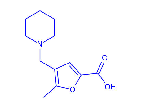 5-methyl-4-(1-piperidinylmethyl)-2-Furancarboxylic acid
