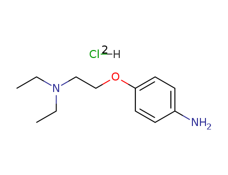 Benzenamine,4-[2-(diethylamino)ethoxy]-, hydrochloride (1:2) cas  22494-91-3