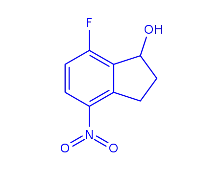 7-fluoro-4-nitro-2,3-dihydro-1H-inden-1-ol