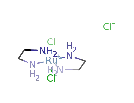 Molecular Structure of 22294-93-5 (cis-Dichlorobis(ethylenediamine)rhodium(1+) chloride)